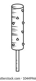 Candy stick icon