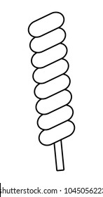 Candy stick icon