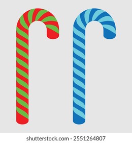 Candy stick icon. Christmas candy cane icon. Christmas stick. candy stick icon. Christmas candy cane isolated.