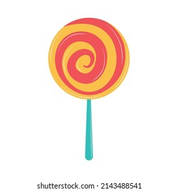 candy in stick icon isolated