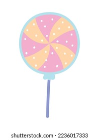 candy in stick icon isolated