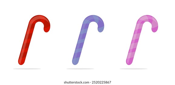 Candy stick icon. Sweet treat symbol.