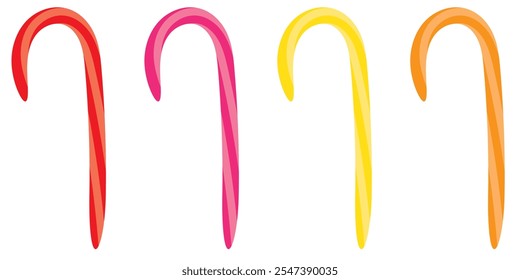 Candy stick icon. Sweet treat symbol.