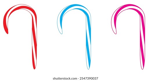 Candy stick icon. Sweet treat symbol.