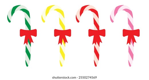 Candy stick icon. Sweet treat symbol,  Christmas candy cane. Christmas stick icon vector illustration on white background eps 10.