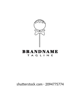 diseño de logotipo de stick plantilla de icono de diseño negro ilustración de vector aislado