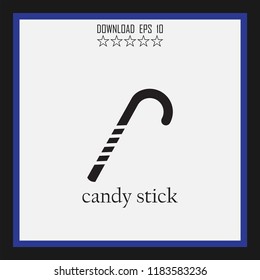 candy stick vector icon