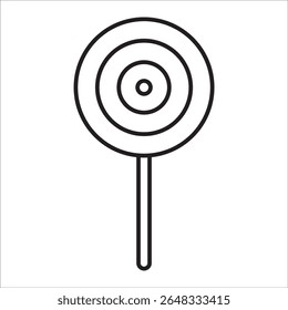 Candy stock icon outline vector