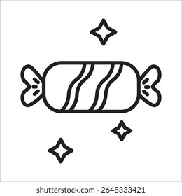 Candy stock icon outline vector