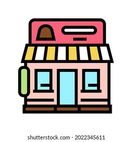 candy store color icon vector. candy store sign. isolated symbol illustration