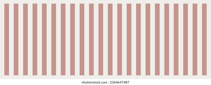 Candy stripe soft pink on white vector pattern background.