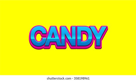 Candy Style Text