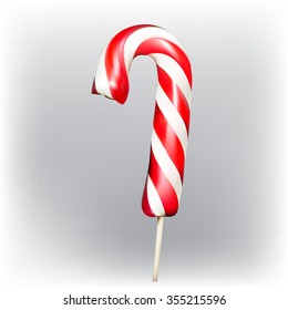 candy, sucking on a stick vector