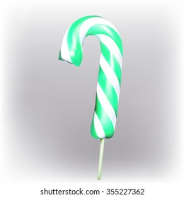 candy, sucking on a stick vector