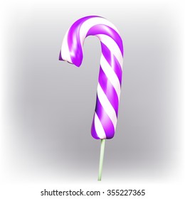 candy, sucking on a stick vector