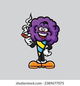candy sugar smoking joint and hold nug from weed cannabis bud flower marijuana