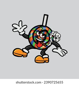 candy sugar smoking joint and hold nug from weed cannabis bud flower marijuana
