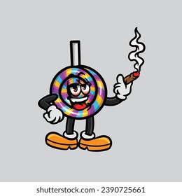 candy sugar smoking joint and hold nug from weed cannabis bud flower marijuana