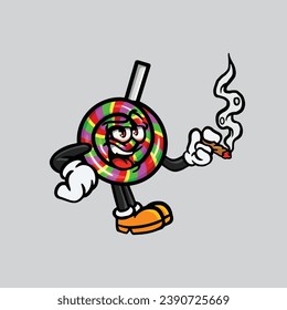 candy sugar smoking joint and hold nug from weed cannabis bud flower marijuana