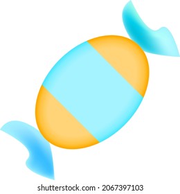 Candy sweet color icon. Simple color vector elements of religious holiday for ui and ux, website or mobile application on white background