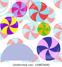 candy, sweet, hard candy, lollipop, abstract, vector illustration.