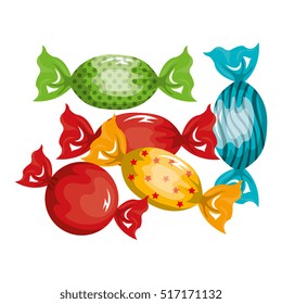 candy sweet isolated icon