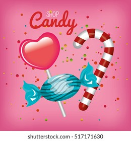 candy sweet isolated icon