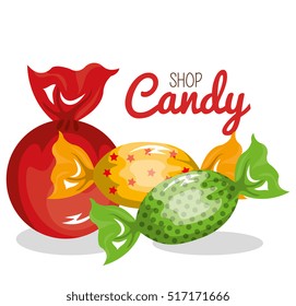 candy sweet isolated icon
