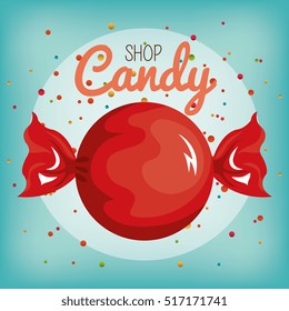 candy sweet isolated icon