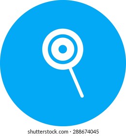 Candy, sweet, lollipop icon vector image. Can also be used for summer, recreation and fun. Suitable for use on mobile apps, web apps and print media.