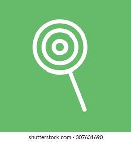 Candy, sweet, lollipop icon vector image. Can also be used for summer, recreation and fun. Suitable for use on mobile apps, web apps and print media.