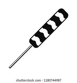 Candy sweet stick icon. Simple illustration of candy sweet stick vector icon for web design isolated on white background