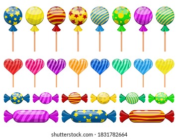 Candy sweet vector design illustration isolated on white background