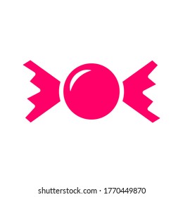 Candy sweet vector image. editable icon. vector illustration.