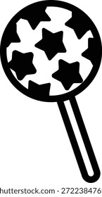 Icono de dulces de caramelo en estilo de línea plana negra con confitería, postre, golosina, bombón, azúcar, bocadillo y Elementos sinónimos relacionados para gráficos navideños, empaques, diseño de fiesta y decoración