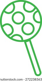 Icono de dulces de caramelo en estilo de línea plana colorida con confitería, postre, golosinas, bombones, azúcar, bocadillos y Elementos sinónimos relacionados para gráficos de vacaciones, empaques, diseño de fiesta y decoración