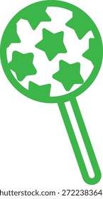 Icono de dulces de caramelo en estilo de línea plana colorida con confitería, postre, golosinas, bombones, azúcar, bocadillos y Elementos sinónimos relacionados para gráficos de vacaciones, empaques, diseño de fiesta y decoración