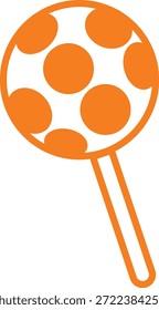 Icono de dulces de caramelo en estilo de línea plana colorida con confitería, postre, golosinas, bombones, azúcar, bocadillos y Elementos sinónimos relacionados para gráficos de vacaciones, empaques, diseño de fiesta y decoración