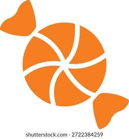 Icono de dulces de caramelo en estilo de línea plana colorida con confitería, postre, golosinas, bombones, azúcar, bocadillos y Elementos sinónimos relacionados para gráficos de vacaciones, empaques, diseño de fiesta y decoración