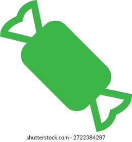 Icono de dulces de caramelo en estilo de línea plana colorida con confitería, postre, golosinas, bombones, azúcar, bocadillos y Elementos sinónimos relacionados para gráficos de vacaciones, empaques, diseño de fiesta y decoración