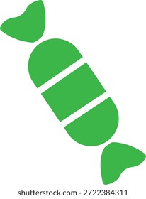 Icono de dulces de caramelo en estilo de línea plana colorida con confitería, postre, golosinas, bombones, azúcar, bocadillos y Elementos sinónimos relacionados para gráficos de vacaciones, empaques, diseño de fiesta y decoración