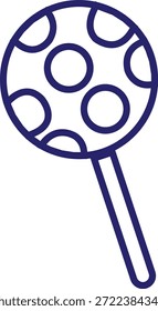 Icono de dulces de caramelo en estilo de línea plana colorida con confitería, postre, golosinas, bombones, azúcar, bocadillos y Elementos sinónimos relacionados para gráficos de vacaciones, empaques, diseño de fiesta y decoración