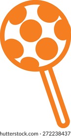 Icono de dulces de caramelo en estilo de línea plana colorida con confitería, postre, golosinas, bombones, azúcar, bocadillos y Elementos sinónimos relacionados para gráficos de vacaciones, empaques, diseño de fiesta y decoración