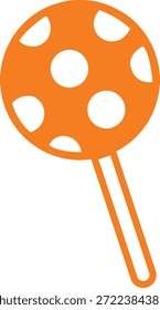 Icono de dulces de caramelo en estilo de línea plana colorida con confitería, postre, golosinas, bombones, azúcar, bocadillos y Elementos sinónimos relacionados para gráficos de vacaciones, empaques, diseño de fiesta y decoración