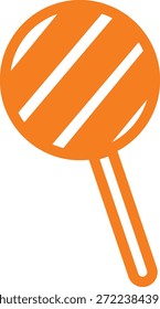 Icono de dulces de caramelo en estilo de línea plana colorida con confitería, postre, golosinas, bombones, azúcar, bocadillos y Elementos sinónimos relacionados para gráficos de vacaciones, empaques, diseño de fiesta y decoración