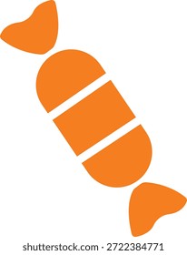 Icono de dulces de caramelo en estilo de línea plana colorida con confitería, postre, golosinas, bombones, azúcar, bocadillos y Elementos sinónimos relacionados para gráficos de vacaciones, empaques, diseño de fiesta y decoración