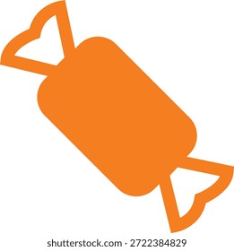 Icono de dulces de caramelo en estilo de línea plana colorida con confitería, postre, golosinas, bombones, azúcar, bocadillos y Elementos sinónimos relacionados para gráficos de vacaciones, empaques, diseño de fiesta y decoración