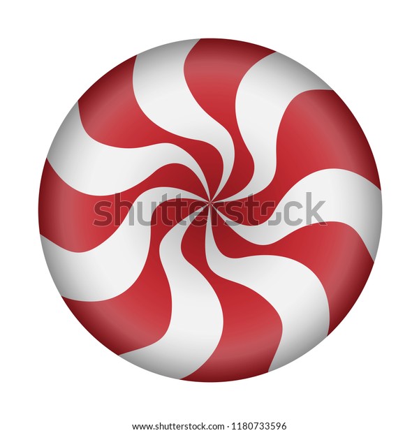 Candy Swirl Caramel Icon Realistic Illustration Stock Vector (Royalty ...