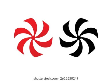Candy Swirl Circle Vector Art, festive peppermint candy swirl vector, holiday candy swirl vector