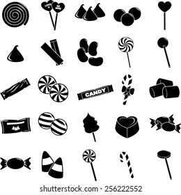 candy symbols set